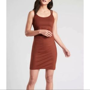 Athleta Brown Sleeveless Dress